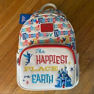 Disney Loungefly Happiest Place on Earth backpack